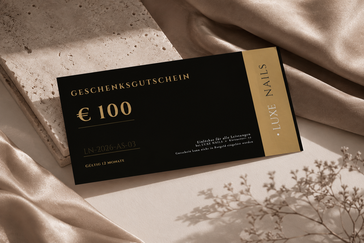 Gutschein Mockup